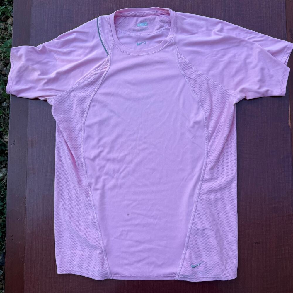 Nike‎ Dri-FIT Pink Activewear T-Shirt - Women's Size L